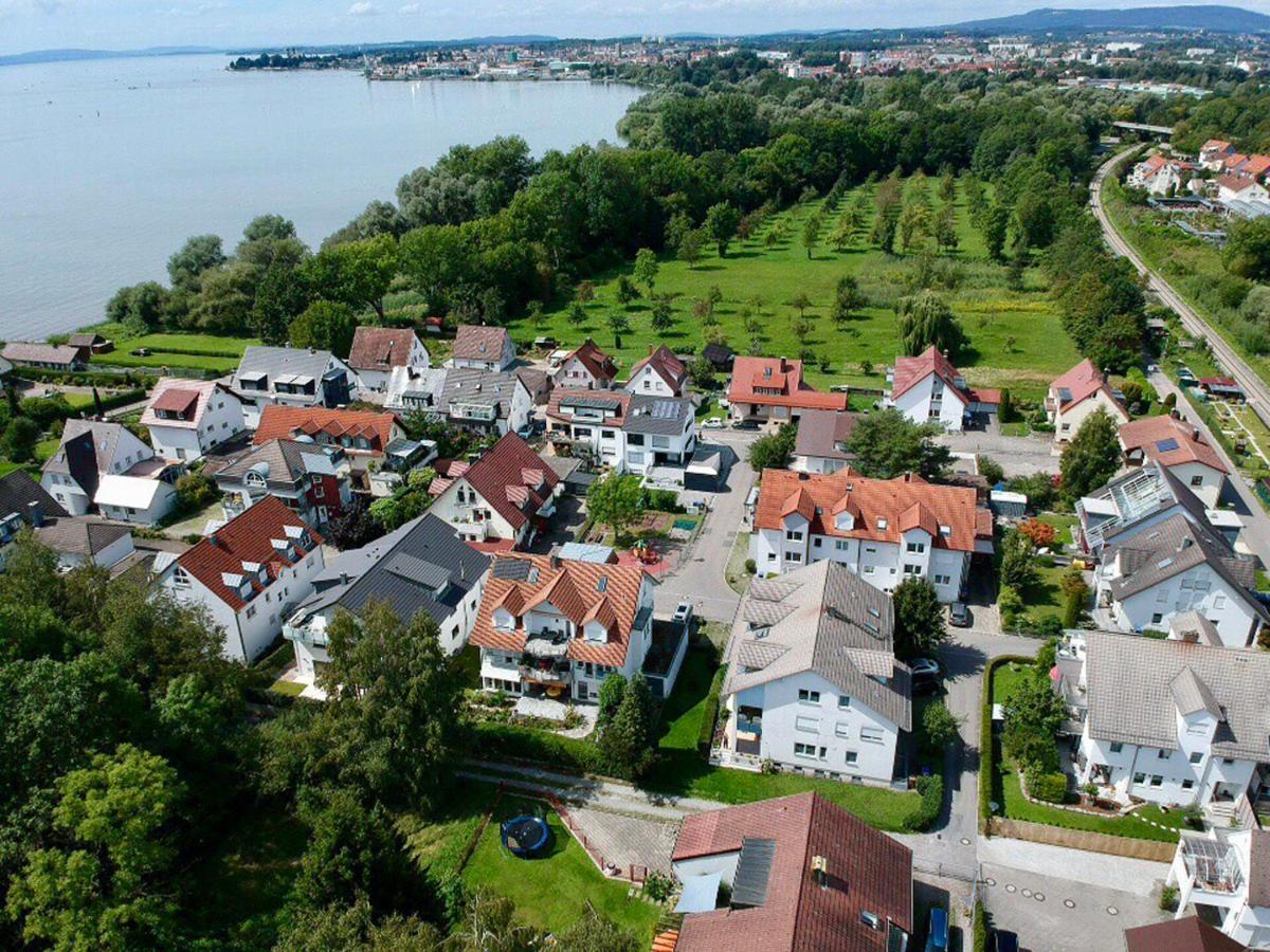 Wohlfuehl-Apartment Auenwald Im Naturschutzgebiet Mit Privatstrand フリードリヒスハーフェン エクステリア 写真
